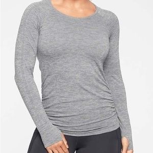 Athleta Speedlight Heather Top size M